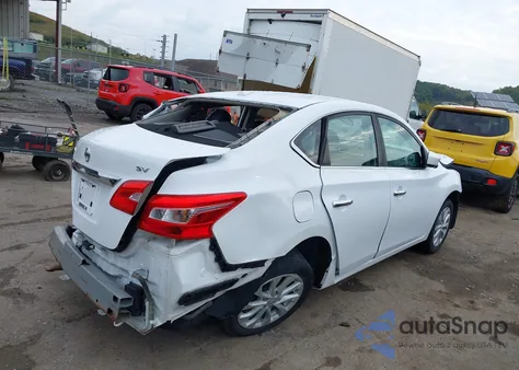 2018 Nissan Sentra Sv из США, поврежденный, VIN 3N1AB7AP5JY245728